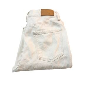 Rails The Topanga High Rise Straight White Denim Jeans Size 28